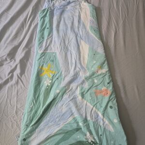 Little Sleepies Blue and Green Kids Pajama Sleep Sack